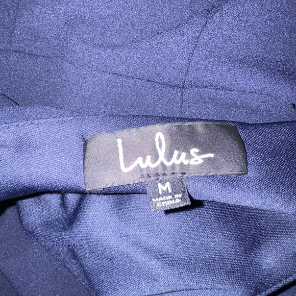 🔥Lulus Melora Navy Blue Sleeveless Maxi Dress Size Medium - Picture 4 of 8